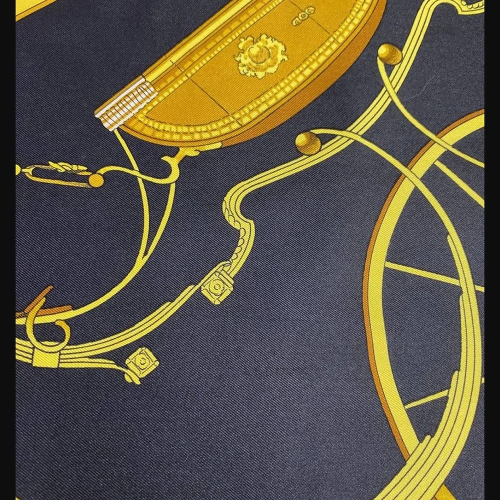 Hermès “Springs” Silk Scarf